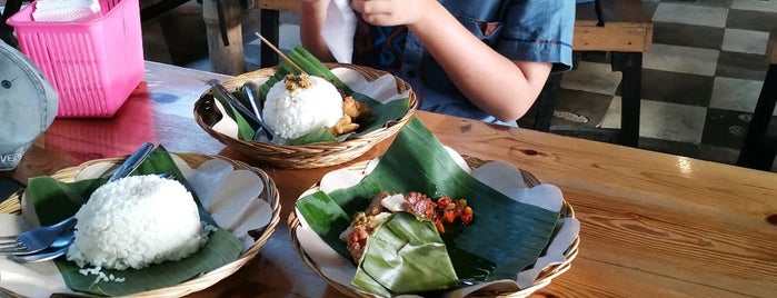 Warung Makan khas Bali 'Bu Komang' is one of Kuliner Pig Jogja.