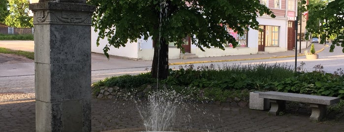 Haapsalu Fountain Square is one of My Estonia.