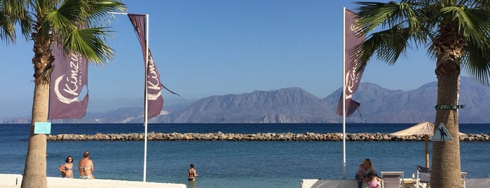 Kimzou Sea Lounge is one of Crete.