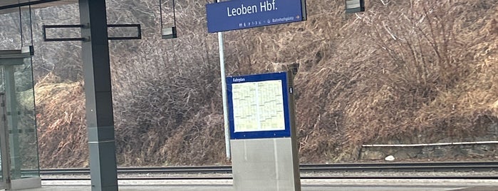 Leoben Hauptbahnhof is one of Klagenfurt to Wein Meidling.