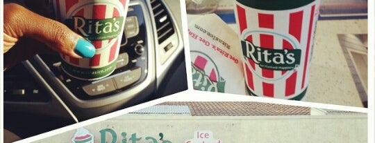 Rita's Italian Ice & Frozen Custard is one of สถานที่ที่ David ถูกใจ.