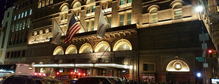 Carnegie Hall is one of NYC ID.
