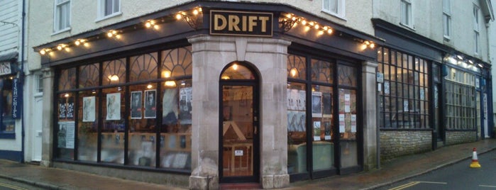 The Drift Record Shop is one of totnes.