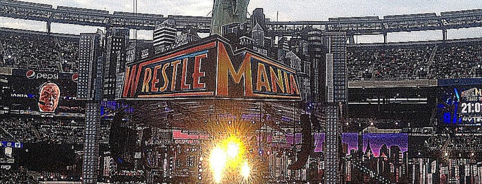 WrestleMania NY/NJ is one of Super~>"Hanging Around Apartment Building".
