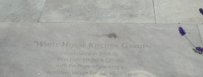 White House Kitchen Garden is one of DC.
