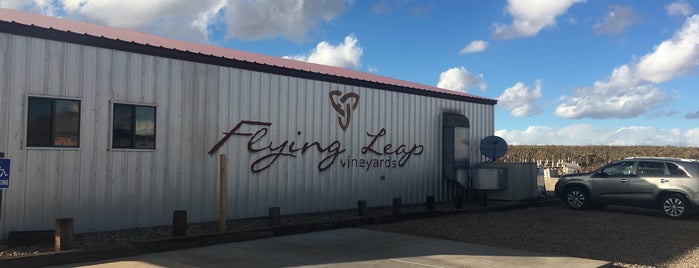 Flying Leap Vineyards & Distillery is one of Patrick'in Beğendiği Mekanlar.