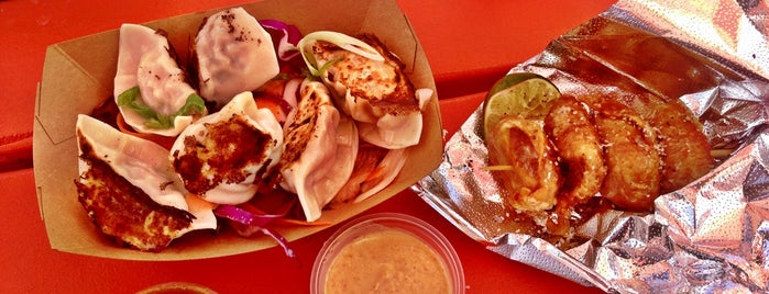 Dumpling Happiness is one of Austin Food Trucks.