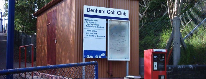 Denham Golf Club Railway Station (DGC) is one of Chiltern Railways.