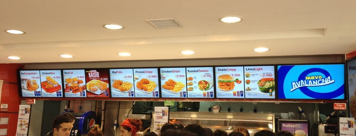 KFC is one of Comercio.
