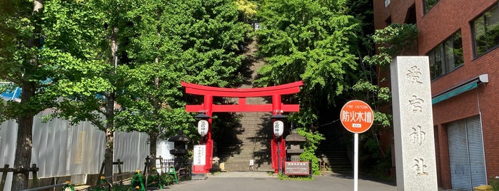 Atago-jinja Shrine is one of Place and Road.