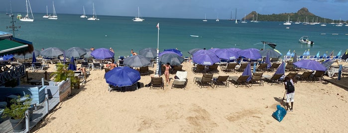Spinnakers Restaurant & Beach Bar is one of Rodney Bay, St. Lucia. W.I..