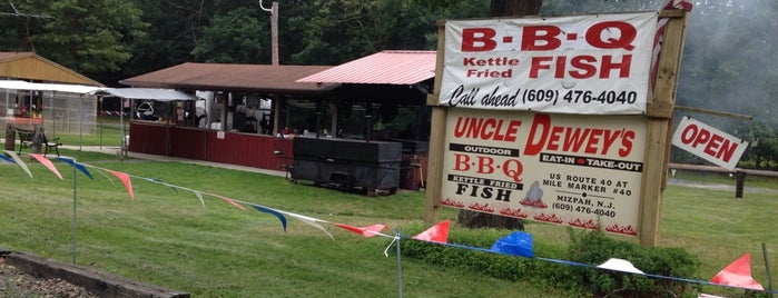 Uncle Dewey's Outdoor BBQ is one of New Jersey.