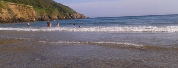 Duporth Bay is one of places.