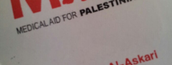Medical aid for palestinans is one of mine Pal.