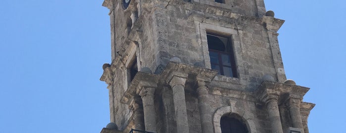 Clock Tower is one of Greece. Rhodes.