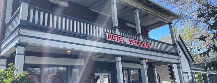 Hotel Vendome is one of Ryan Lane's hometown favorites.