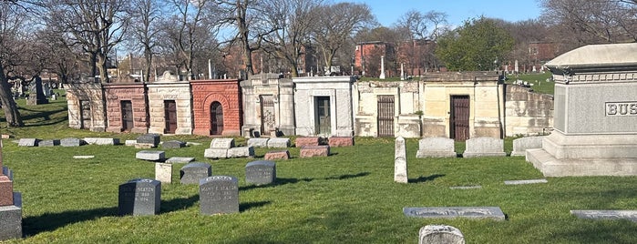 Graceland Cemetery is one of Historian 2.