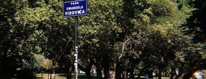 Park Emanuela Vidovića is one of split sunce.