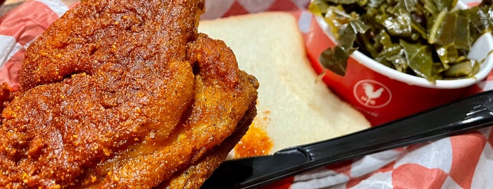 Hattie B’s Hot Chicken is one of Nashville.