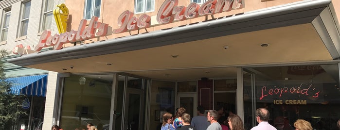 Leopold's Ice Cream is one of IrmaZandl'ın Beğendiği Mekanlar.
