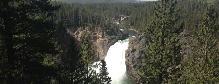 Upper Falls Overlook is one of Wyoming -  The Cowboy State.