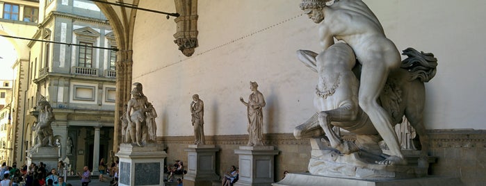 Loggia dei Lanzi is one of Florence.