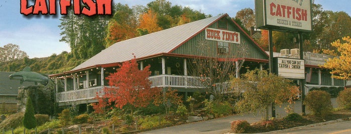 Huck Finn's Catfish is one of Unique Places to Eat.