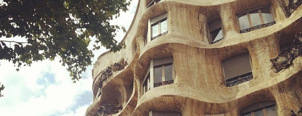 Casa Milà is one of barcelona.