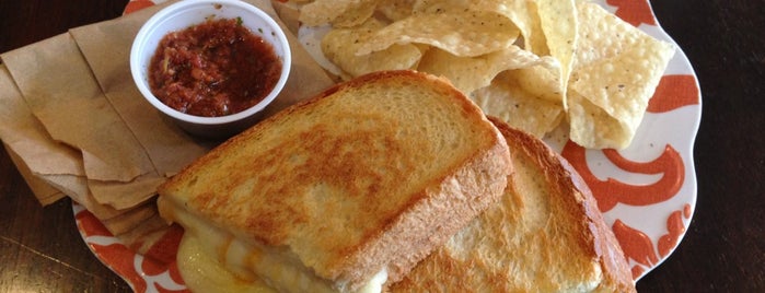 Hot Mama's Cafe is one of Austin Grilled Cheese.