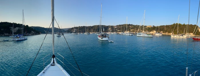 Lakka Port is one of Corfu, Greece.