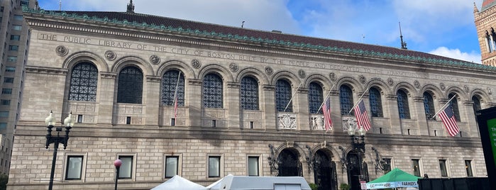 Boston Public Library is one of Boston, USA 2023.