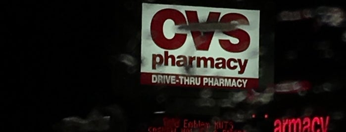 CVS pharmacy is one of places.