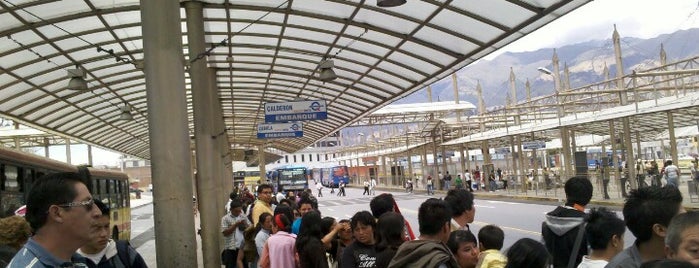 Metrobus: La Ofelia is one of Quito.