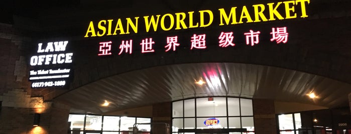 asian world market is one of Tempat yang Disukai Michael.
