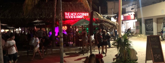the hot corner's bar is one of Riviera Maya.