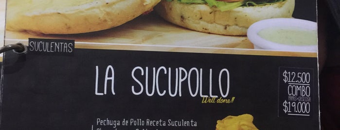 Suculenta Gourmet Burgers is one of Cali.