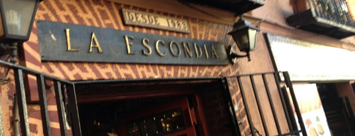 La Escondía is one of Madrid Castizo.