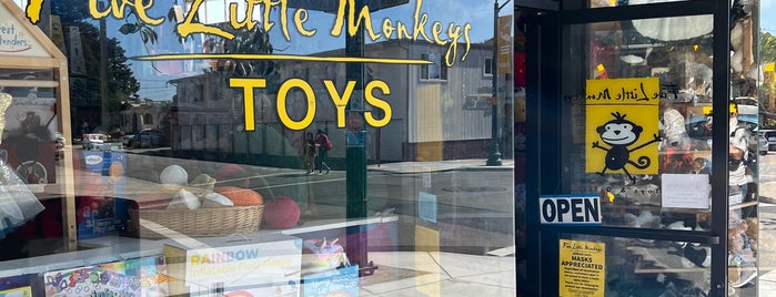 Five Little Monkeys is one of Toy Stores SF Bay Area.