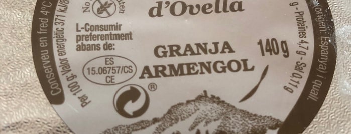 Granja Armengol is one of The 15 Best Places for Yogurt in Barcelona.