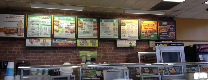 SUBWAY is one of Favorite Places.