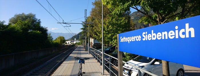 Bahnhof Siebeneich / Stazione Settequerce is one of Train stations South Tyrol.