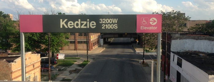 CTA - Kedzie (Pink) is one of Juan’s Liked Places.
