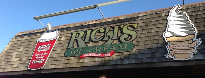 Rich's Ice Cream is one of my favorite places.