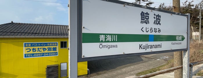 鯨波駅 is one of 新潟県の駅.