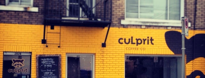 Culprit Coffee is one of Vancouver: Cafes, Bars & Restaurants.