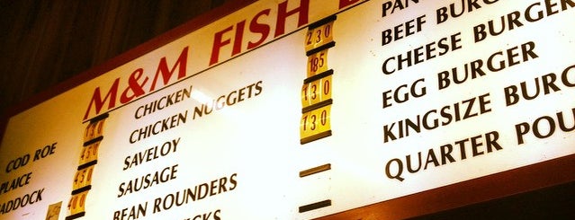 M & M Fish Bar is one of I want to try....