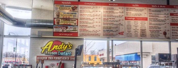 Andy's Frozen Custard is one of Julia’s Liked Places.