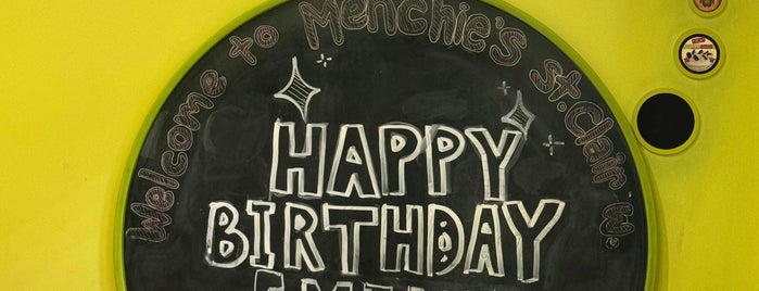 Menchie's is one of Restaurants visited.