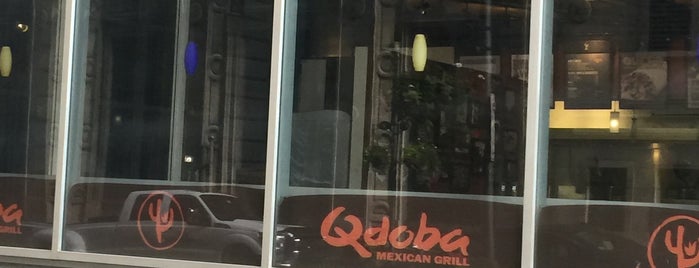 Qdoba Mexican Grill is one of my places.