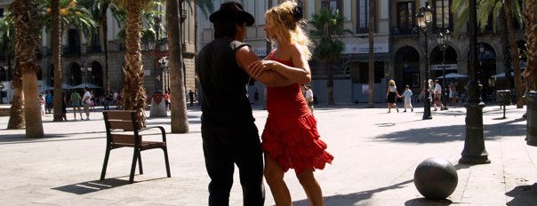 Plaça Reial is one of Barcelona.